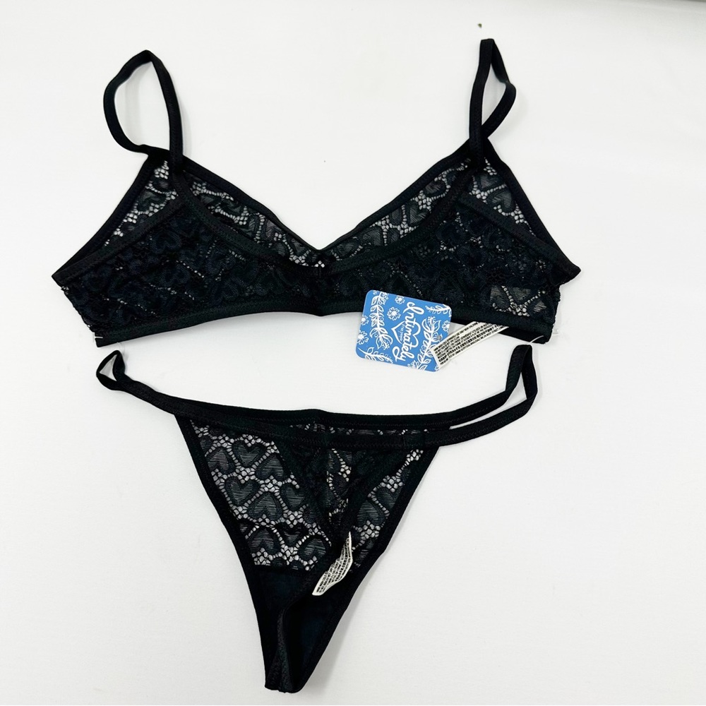 FREE PEOPLE Kelly Set in Black NWT in XS - Picture 5 of 6